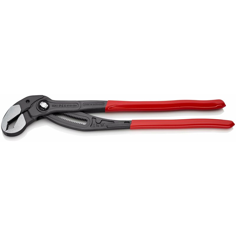 foto del prodotto knipex pinza regolabile 400 mm 27 posizioni cerniera passante doppia guida cobra 87.01.400