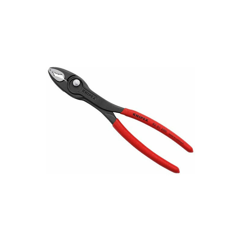 foto del prodotto knipex pinza regolabile con manico antiscivolo e presa frontale e laterale professionale twingrip8201