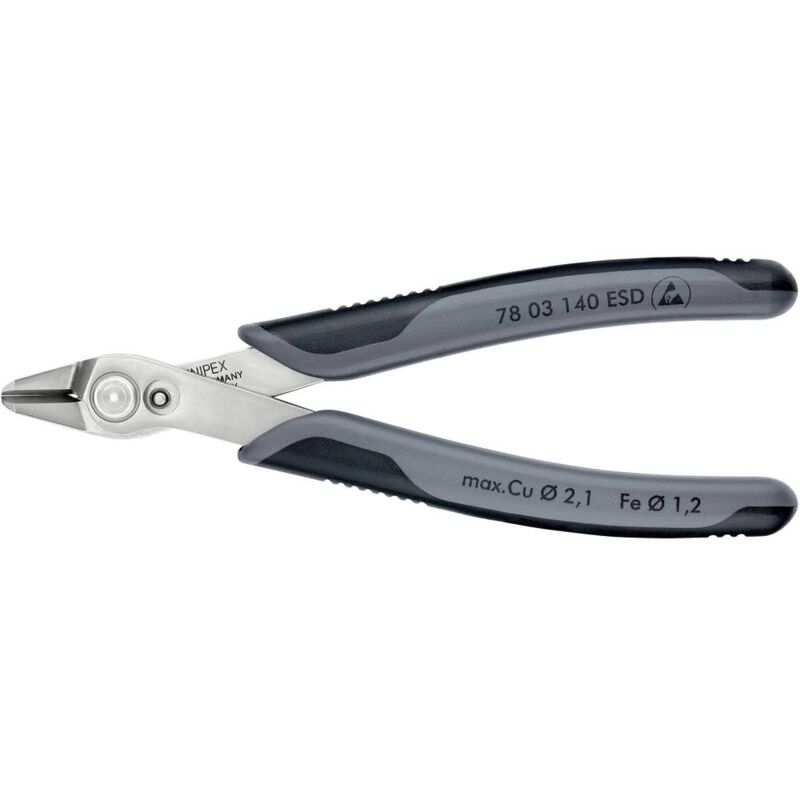foto del prodotto knipex super knips 78 03 140 esd esd tronchesino di precisione per elettronica 140 mm