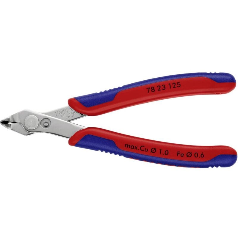 foto del prodotto knipex super knips 78 23 125 elettronica e meccanica di precisione tronchesino di precisione per elettronica senza sfac