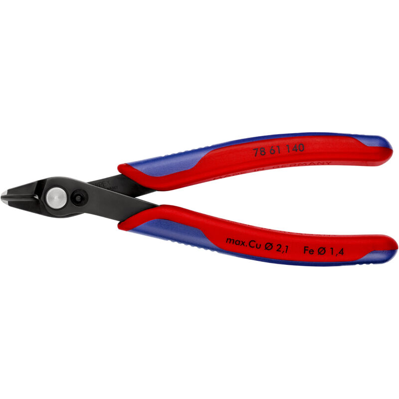 foto del prodotto knipex super knips 78 61 140 elettronica e meccanica di precisione tronchesino di precisione per elettronica 140 mm