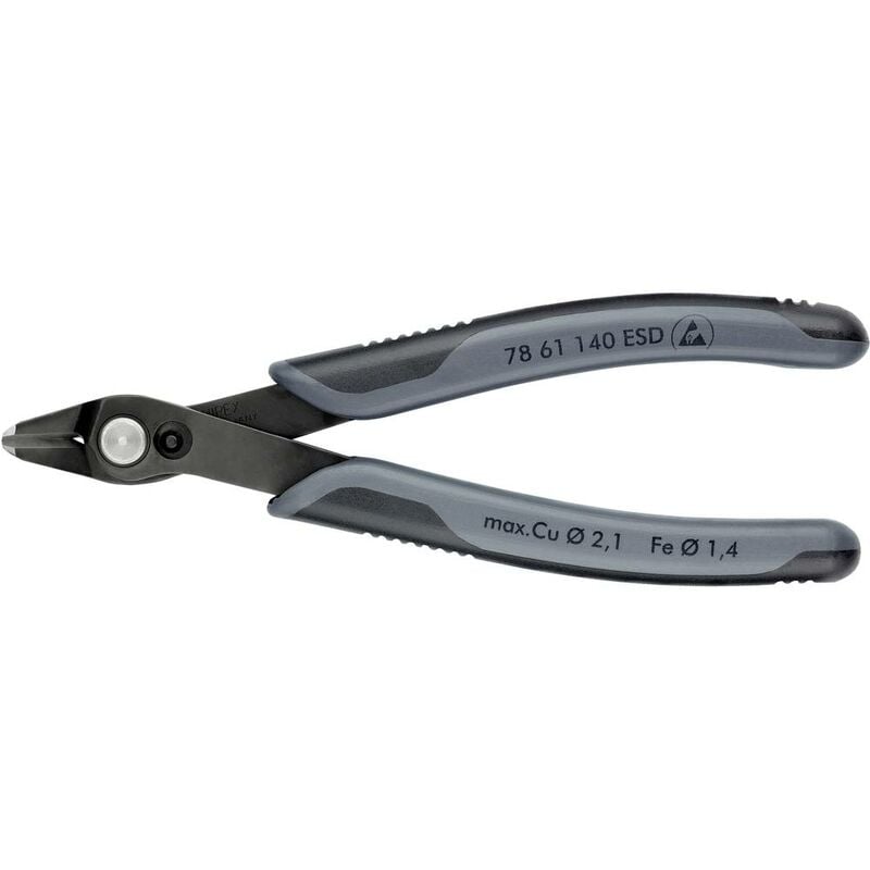 foto del prodotto knipex super knips 78 61 140 esd elettronica e meccanica di precisione tronchesino di precisione per elettronica 140 mm