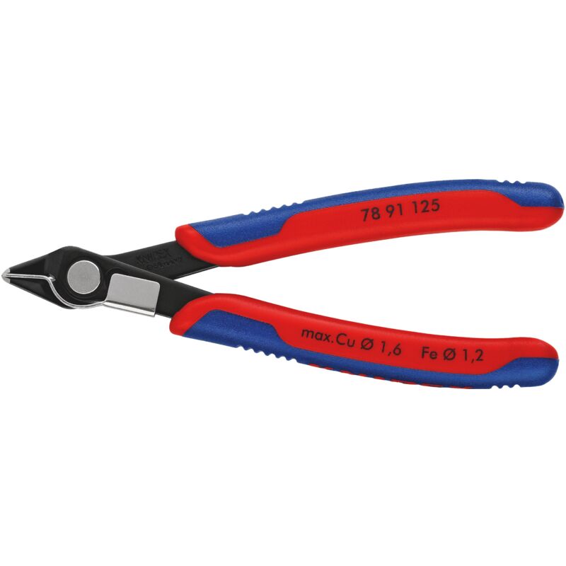foto del prodotto knipex super knips 78 91 125 elettronica e meccanica di precisione tronchesino di precisione per elettronica con sfacce