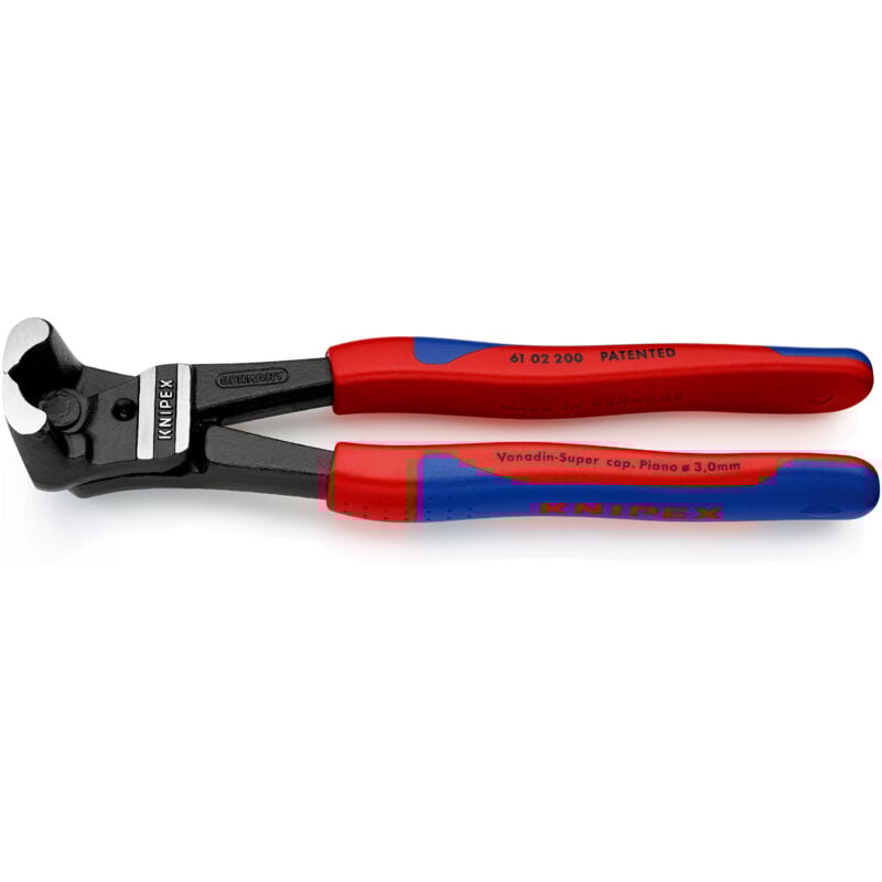 foto del prodotto knipex tagliabulloni lunghezza totale testa 200mm, manicotti multicomponente