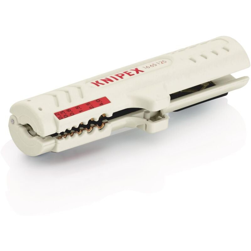 foto del prodotto knipex utensile di sguainatura adatto per cavo cat5 4.5 fino a 10 mm 0.2 fino a 4.0 mm 16 65 125 sb