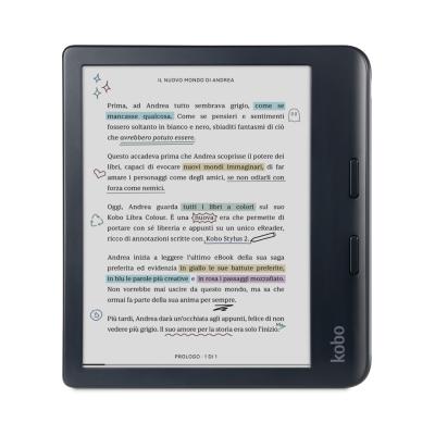 foto del prodotto kobo ebook-reader ebookreader libra colour black schwarz n428-ku-bk-k-ck