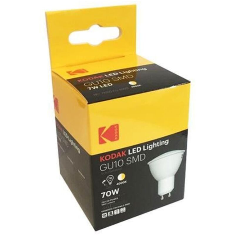 foto del prodotto kodak led lighting 70wgu10smd 6000k 71050 eu 6000 7w led