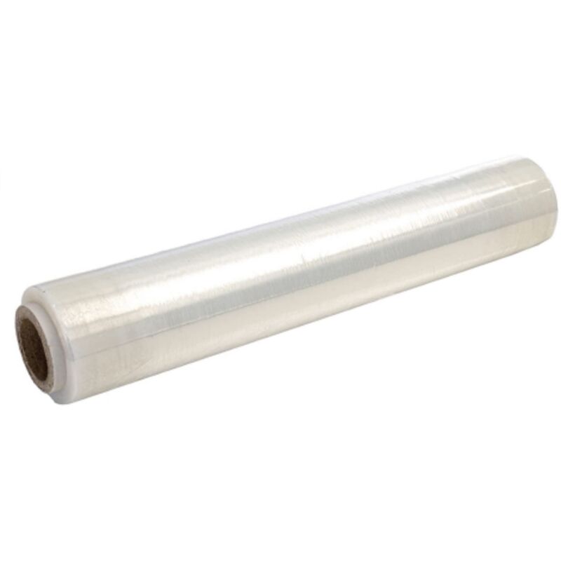 foto del prodotto koem pellicola film estensibile manuale trasparente cm 50x 250 mt da 2,4 kg cellofan per imballaggio spedizioni e trasloco
