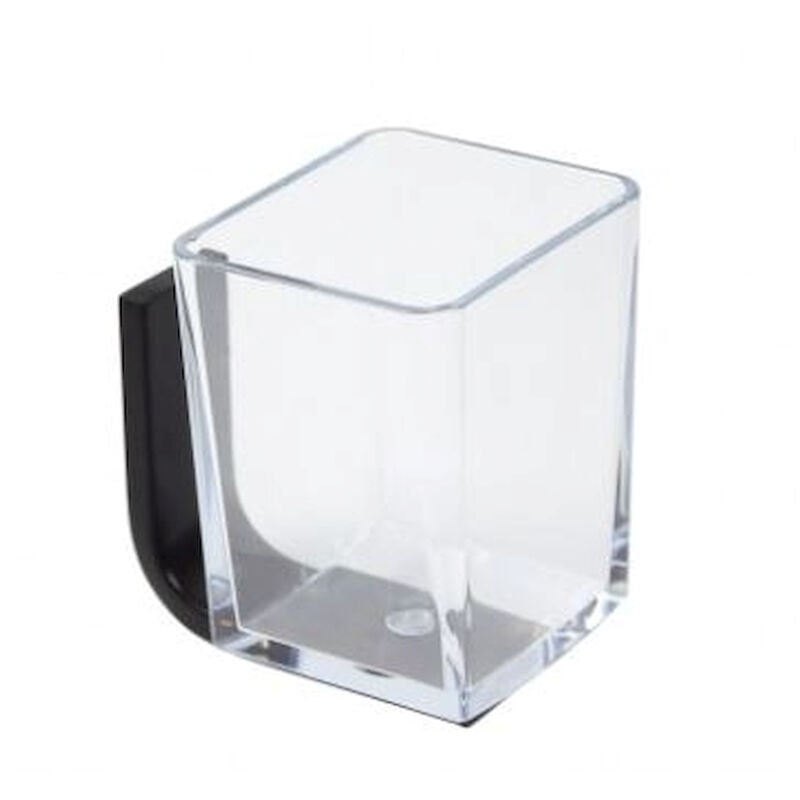 foto del prodotto koh i noor materia 6018n porta bicchiere a parete nero codice prod 6018n