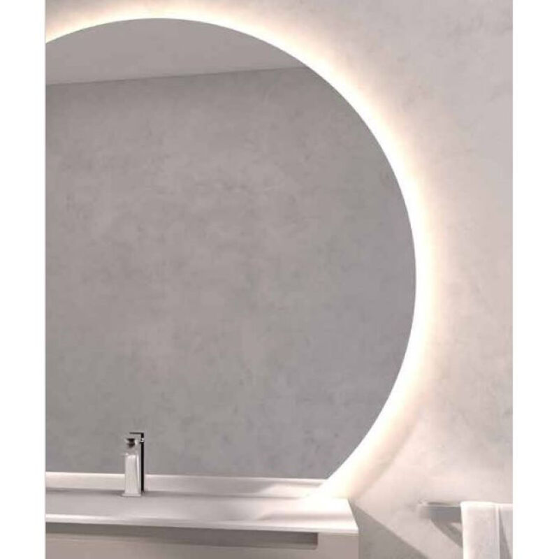 foto del prodotto koh i noor specchio ischia tondo led d130 3000k codice prod l46083 ca