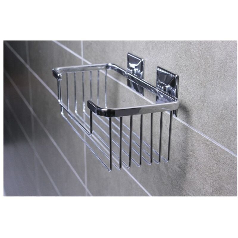 foto del prodotto koh-i-noor - tilda 45809 cestino doccia rettangolare 233x103x80h cromato codice prod 45809