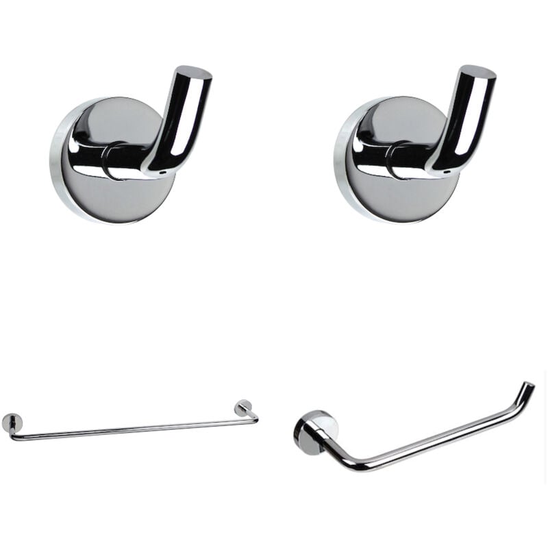 foto del prodotto koh i noor tito set 4pz parete cromato codice prod 74set kk