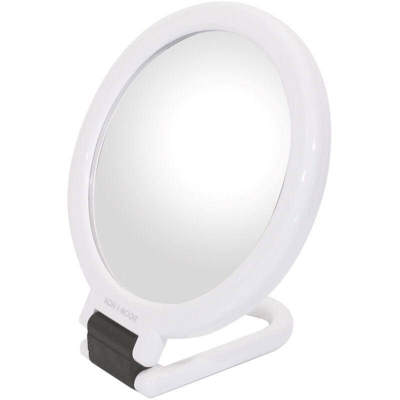 foto del prodotto koh i noor toeletta sc152v 3 specchio con manico pieghevole d.14 bianco codice prod sc152v 3
