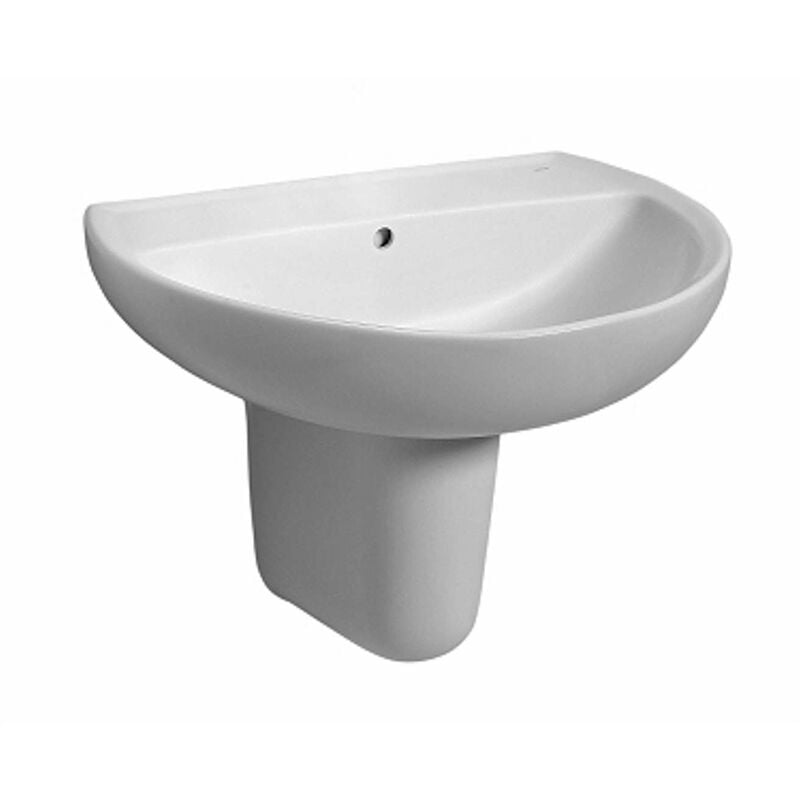 foto del prodotto kolo rekord lavabo, 50x41 cm, senza foro per miscelatore, bianco k91050000