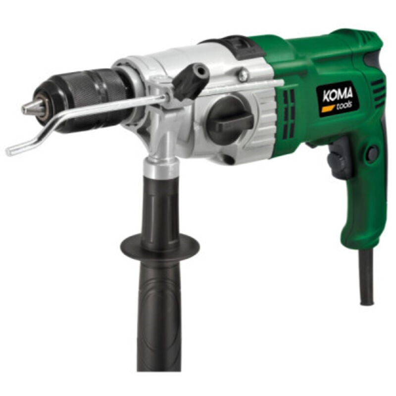 foto del prodotto koma tools trapano a percussione con filo 1050w