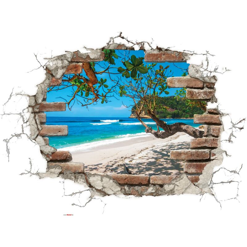 foto del prodotto komar decalcomania di alta qualit break out, dimensioni 50 x 70 cm larghezza x altezza , 1 pezzo, rimovibile senza lasciare residui e