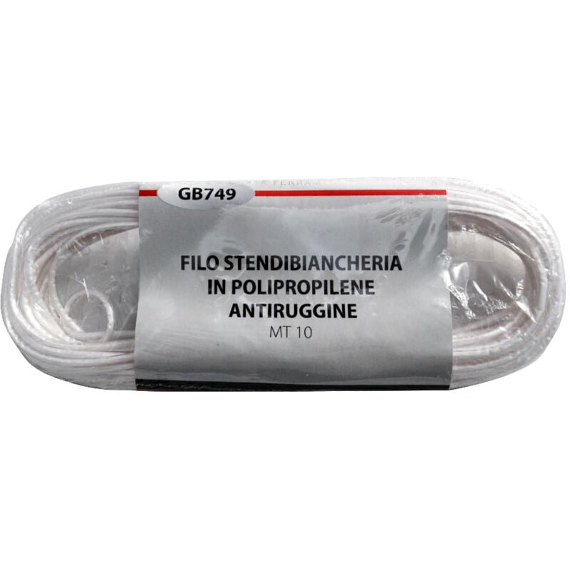 foto del prodotto kombo filo stendibiancheria in polipropilene 10mt diametro 4mm