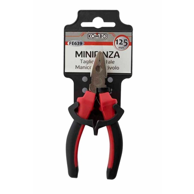 foto del prodotto kombo mini pinza in acciaio forgiato a caldo 125mm manico ergonomico antiscivolo
