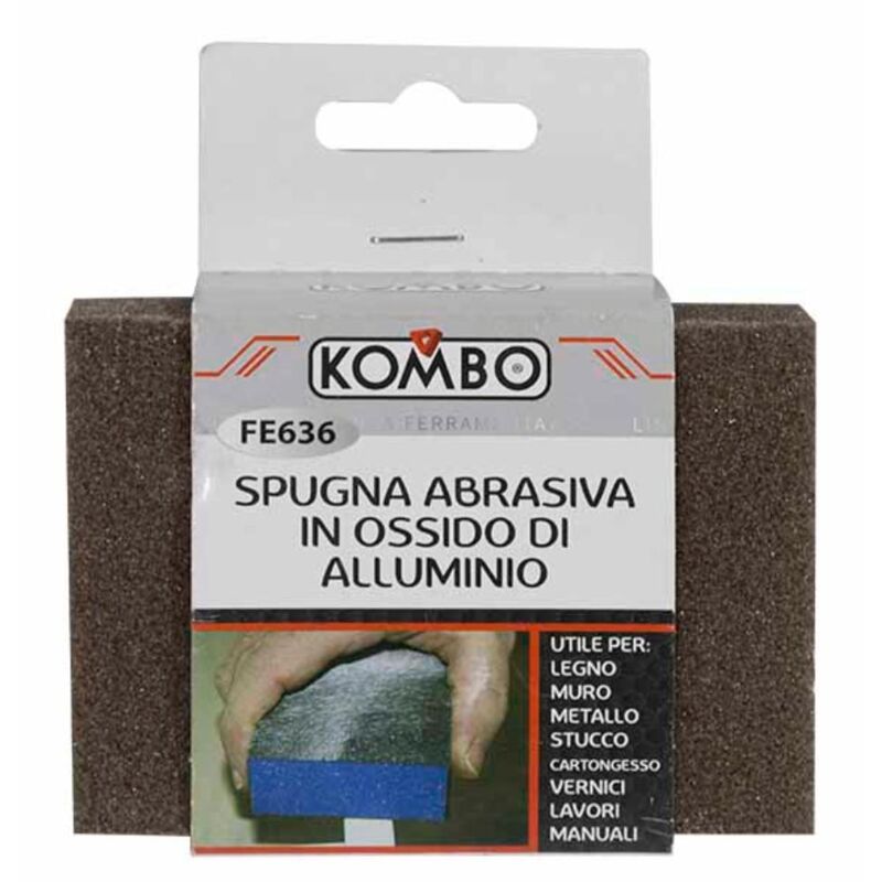 foto del prodotto kombo set 2 spugne abrasive in ossido d alluminio dim singola 100x70x25mm