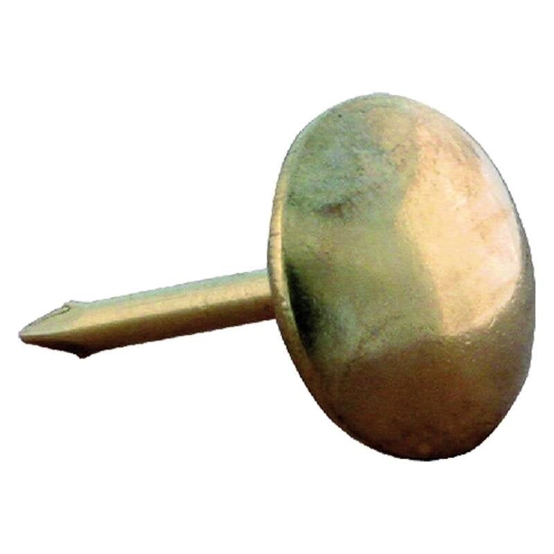 foto del prodotto koncreto bullette per tappezziere specificamente utilizzate per lavori di tappezzeria in blister 12 mm 20 pz ottonate
