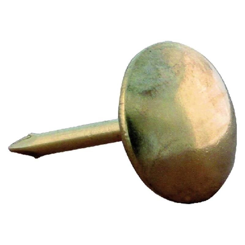 foto del prodotto koncreto bullette per tappezziere specificamente utilizzate per lavori di tappezzeria in blister 9 mm 25 pz ottonate