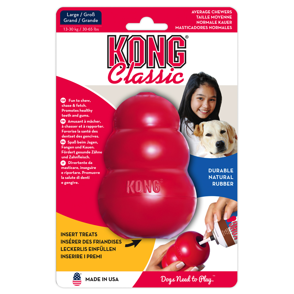 foto del prodotto kong classic l 10 cm