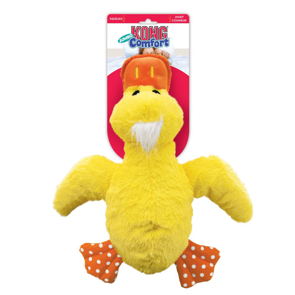 foto del prodotto kong comfort jumbo anatra l 41 x p 40 x h 10 cm
