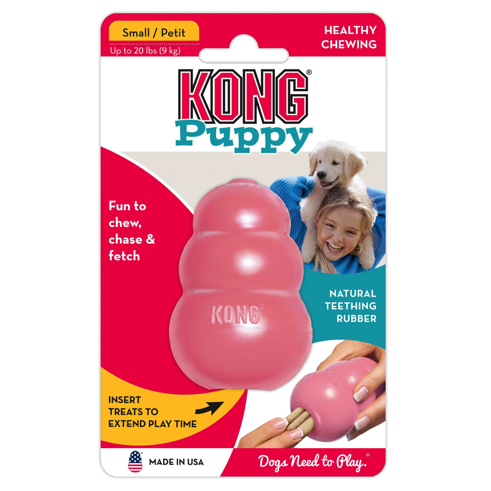 foto del prodotto kong puppy rosa, m l 8 x p 5,5 x h 5,5 cm
