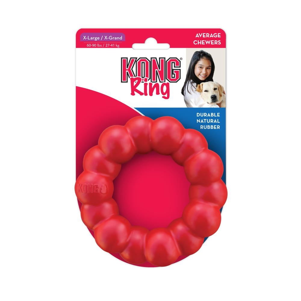 foto del prodotto kong ring gioco per cani xl 13 x h 3,5 cm