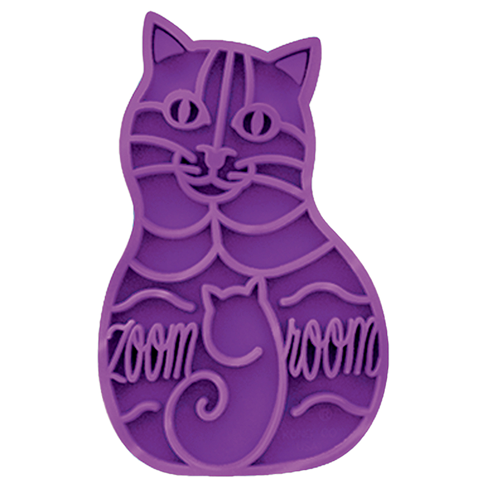 foto del prodotto kong spazzola massaggio zoom groom per gatti ca. 11,4 x 7 x 3 cm
