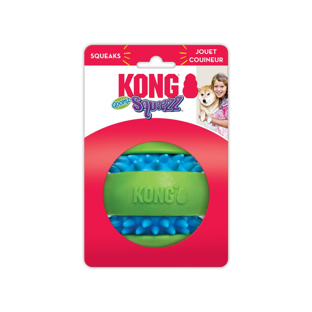 foto del prodotto kong squeezz goomz ball 9 cm
