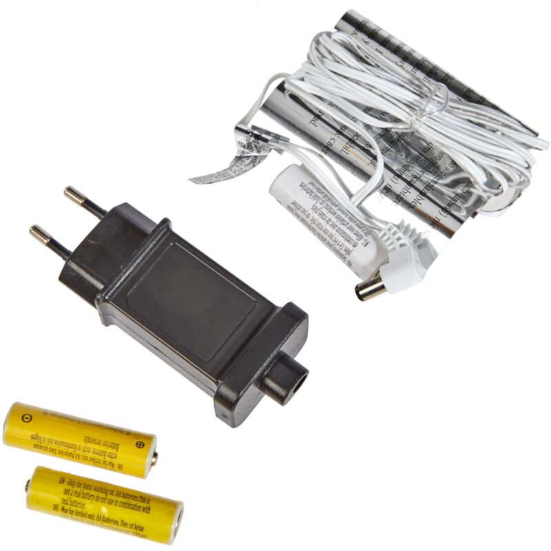 foto del prodotto konstsmide batteria adattatore di rete per articolo, in plastica, colore nero