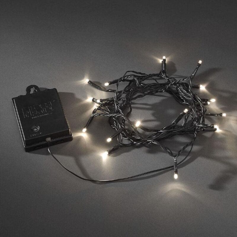 foto del prodotto konstsmide weihnachtsbeleuchtung led lichterkette 40 led au en wei schwarz