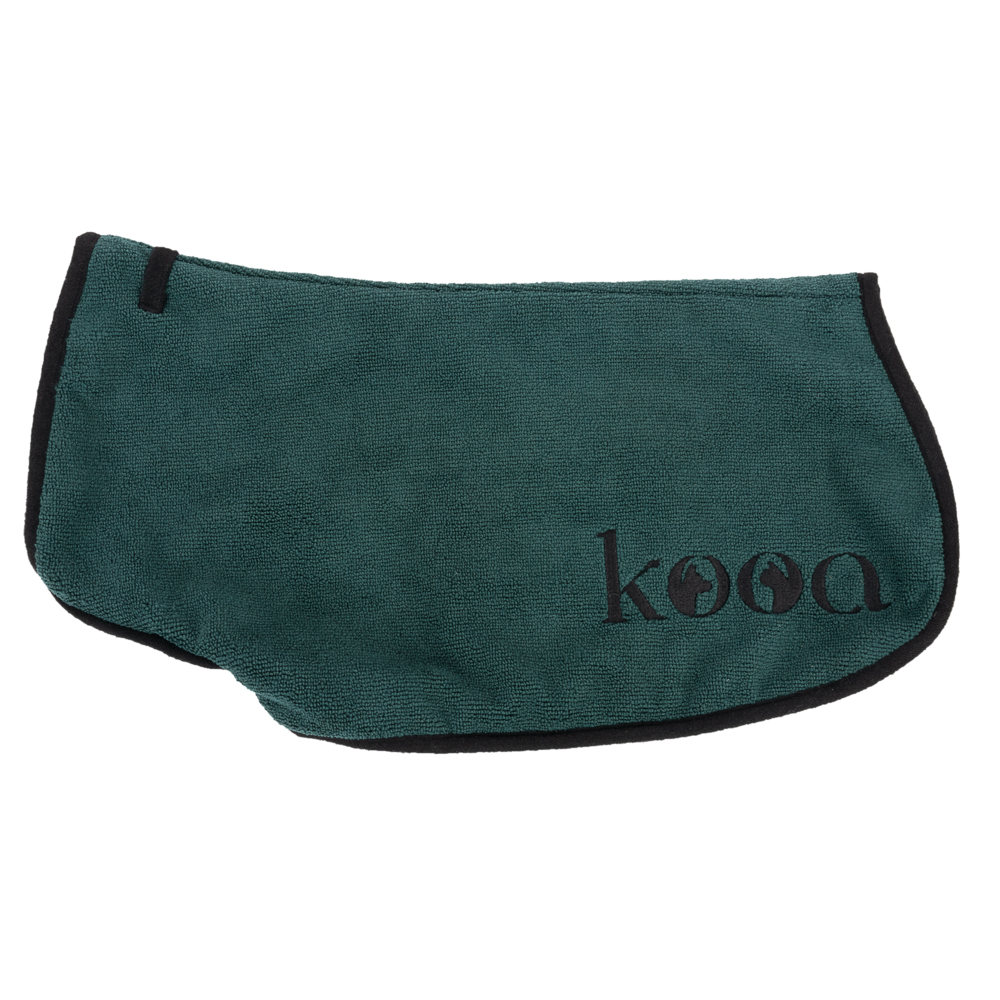 foto del prodotto kooa deluxe accappatoio in microfibra per cani s ca. 30 cm lungh. dorso