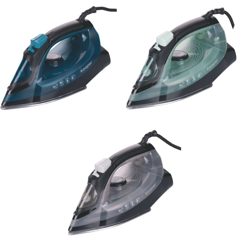 foto del prodotto kooper ferro stiro 2000w 3 colori assortiti base acciaio