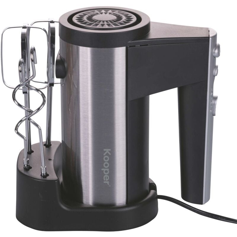 foto del prodotto kooper sbattitore elettrico 300w nero e acciaio
