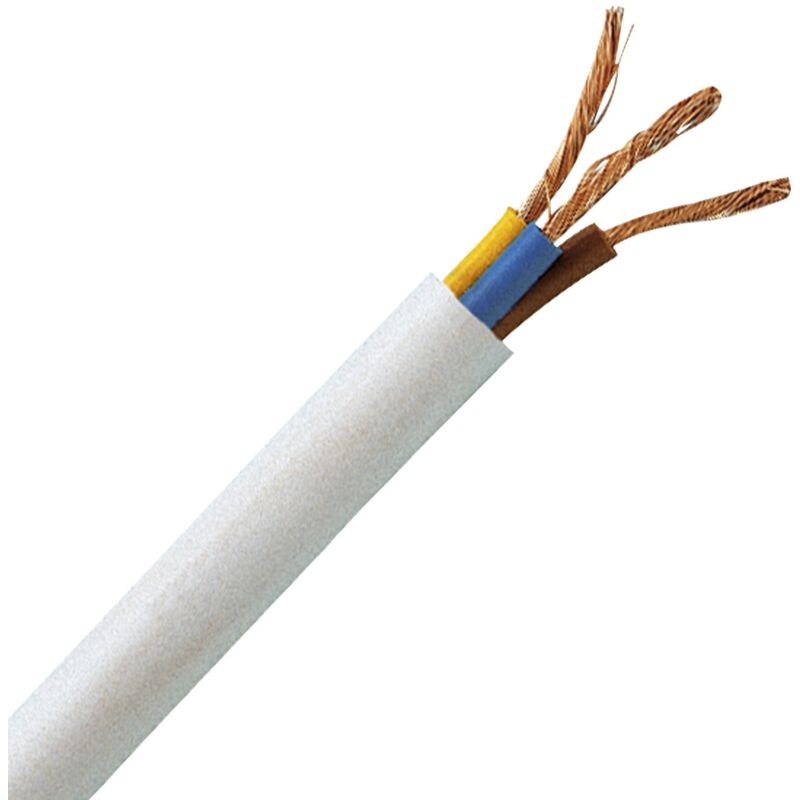foto del prodotto kopp 151705847 tubo flessibile h05 vv f 3g, 1 mm , 5 m, bianco