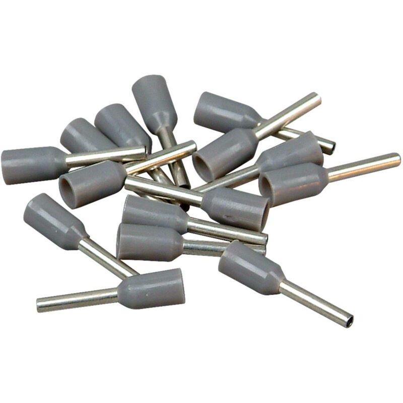 foto del prodotto kopp 354408091 capicorda con colletto in plastica, 100 pezzi, 0.75 mm , grigio
