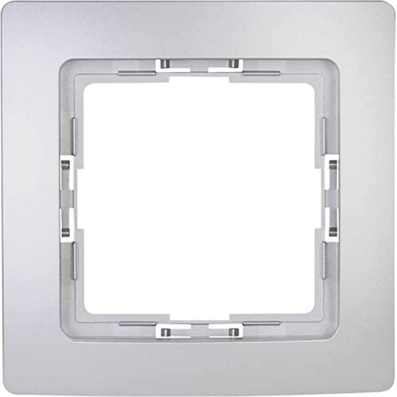 foto del prodotto kopp 402020015 pack mascherina di copertura a 1 modulo 10 pcs paris argento, 1 pezzi,