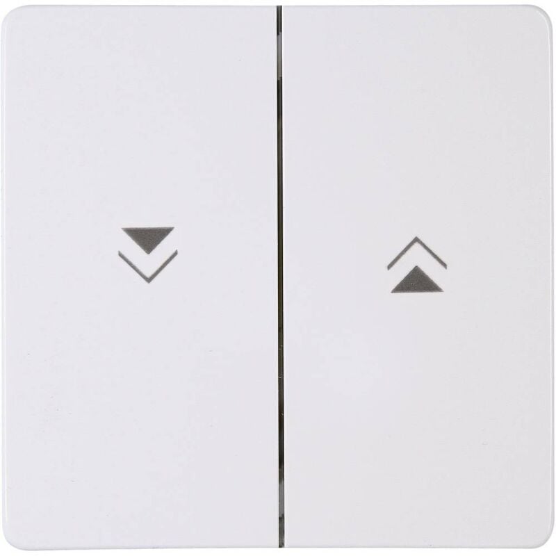 foto del prodotto kopp placca di copertura interruttore tapparelle, pulsante persiane hk05 bianco artico 334488000 1 pz.