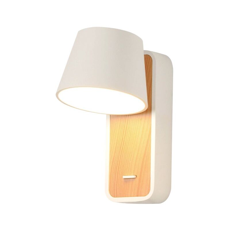 foto del prodotto koppen 6w 2700k applique da camera da letto led rotante koppen 