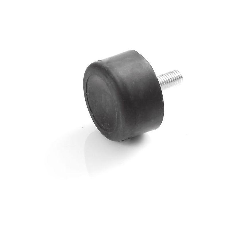 foto del prodotto kora tampone di gomma per piedino a macchina, in gomma, elemento in metallo con bullone filettato unilaterale, diverse misure m8 x 23, 40 x 28 