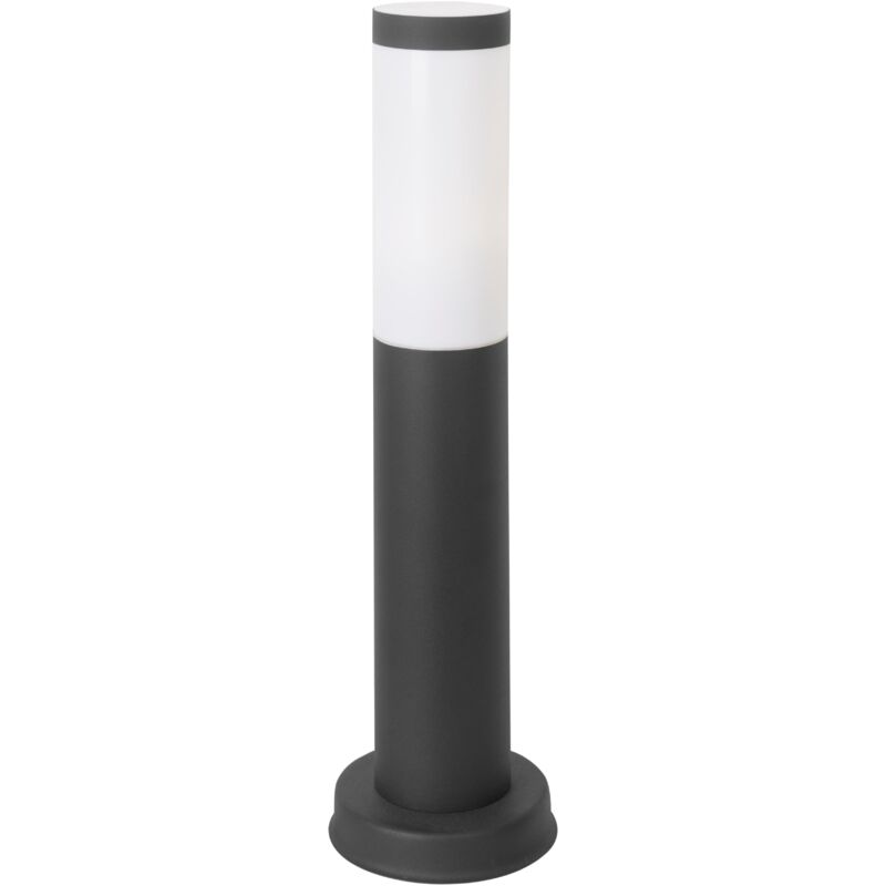 foto del prodotto koral baliza esterno per giardino resistente all acqua ip55. palina in acciaio inossidabile grigio urbano 23w. e27