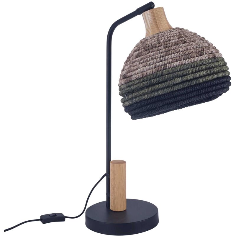 foto del prodotto korg lampara sobremesa e negro para bombilla e27