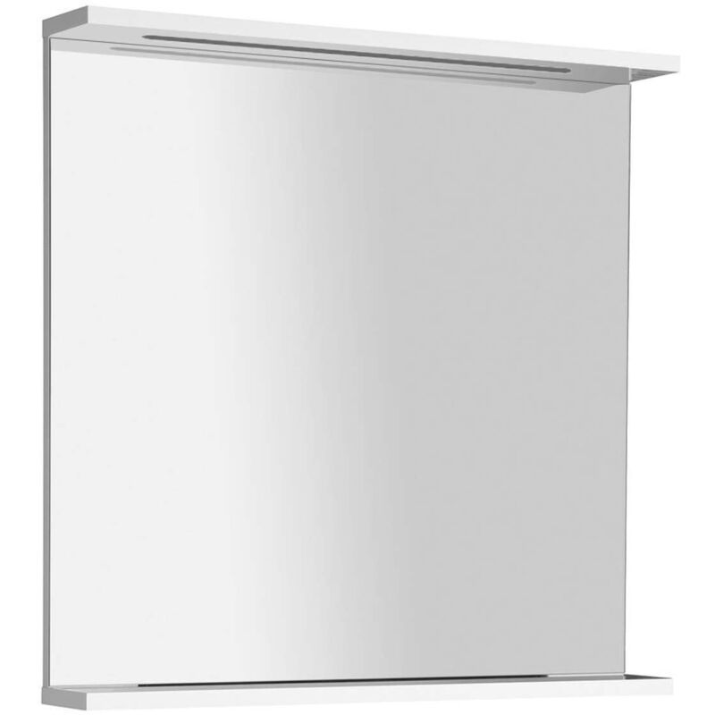 foto del prodotto korin specchio con illuminazione led, 70x70 cm, bianco ko380s aqualine