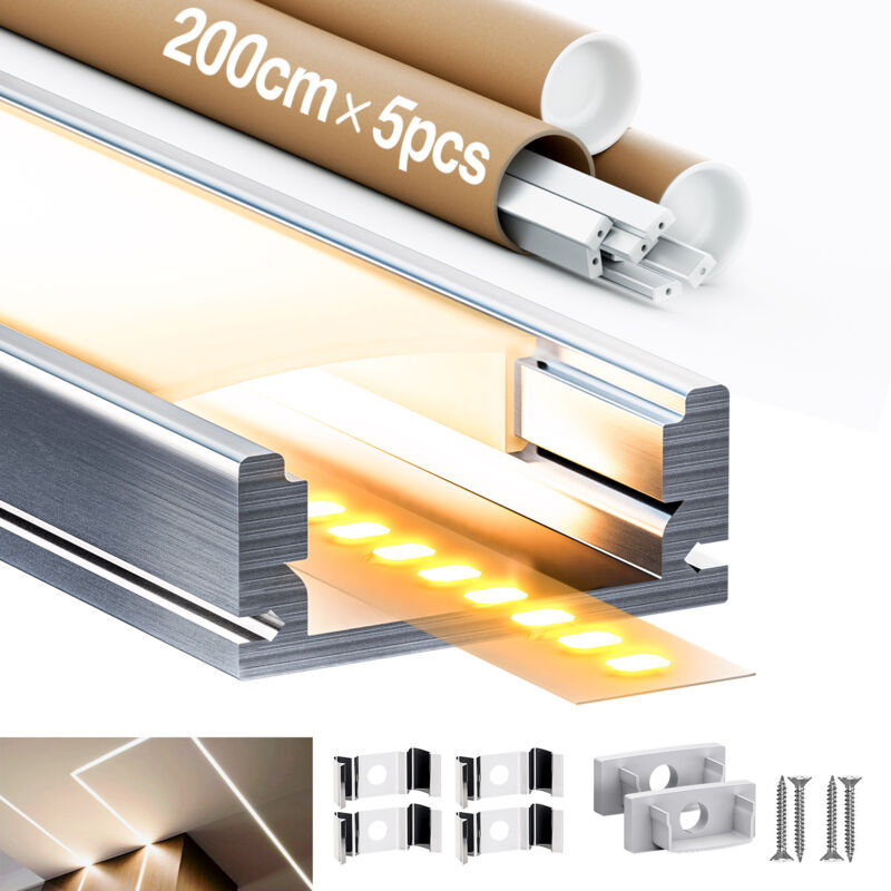 foto del prodotto kosoom profilo led 5x2 metri consegna gratuita materiale di alta qualit miglior rapporto prezzo prestazioni sp26