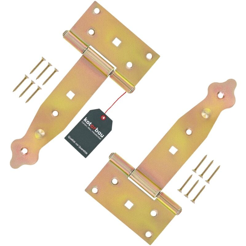 foto del prodotto kotarbau cerniera per cancello t 150 mm 5.91 in 2pz serratura cancelletto chiusura porta portile persiane perno cardine
