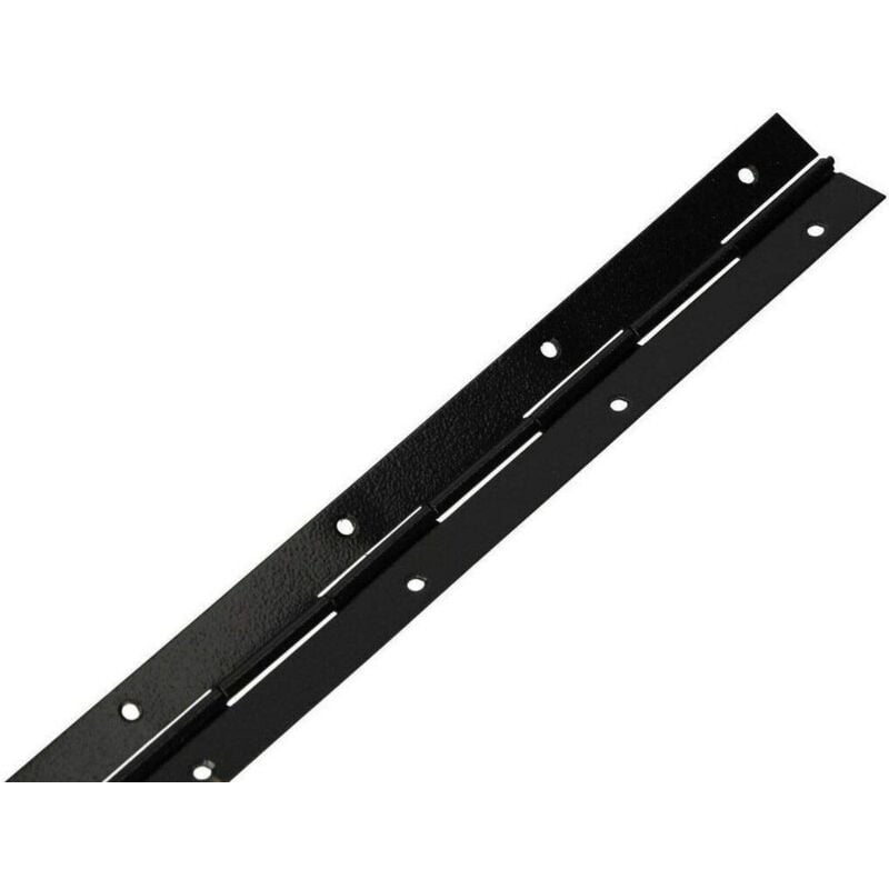 foto del prodotto kotarbau cerniera per piano continuo, verniciato, nero, 400 x 31 mm, 2 fori, su superficie, 1 pezzo, disponibile per 5 anni