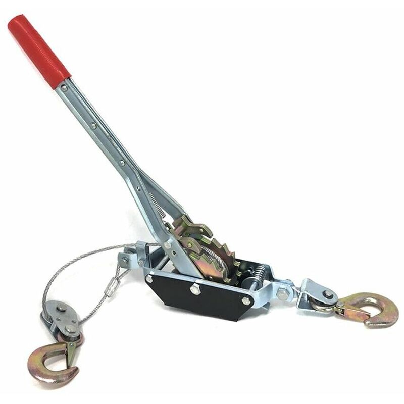 foto del prodotto kovalmax paranco manuale a leva 4 tonnellate doppio gancio 4000 kg