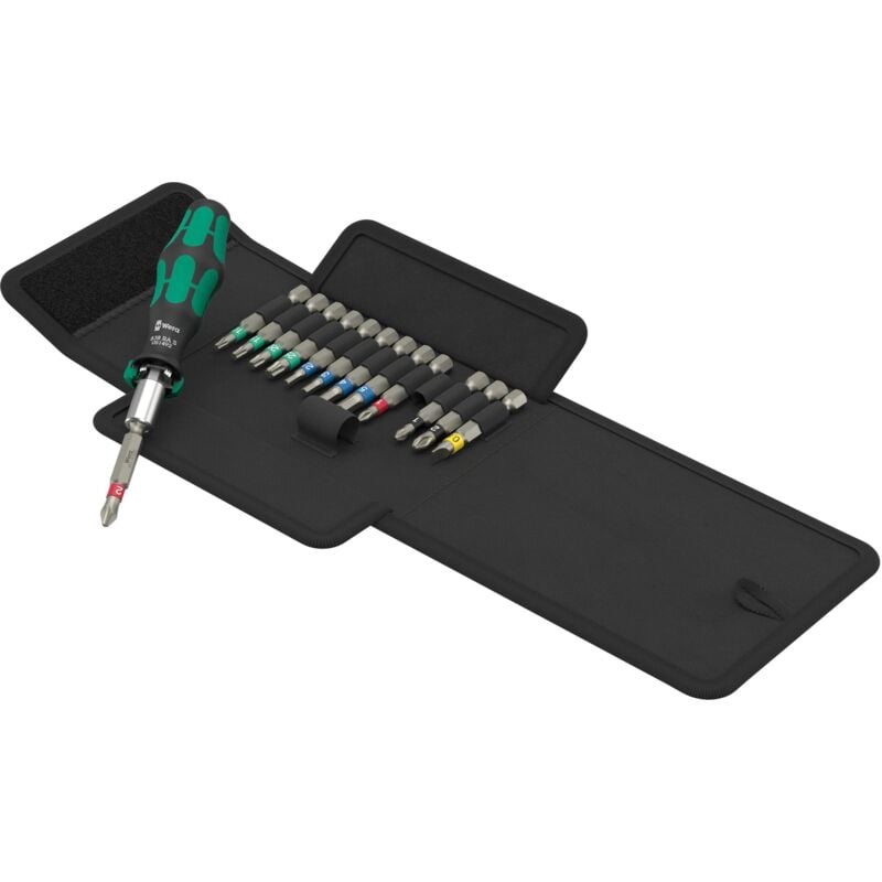 foto del prodotto kraftform kompakt 838 ra s set 1 05051060001 kit inserti 14 parti croce phillips, croce pozidriv, torx, brugola in wera